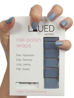 Vargu Nageldesign Zubehör solid blue, aus zertifizierter Produktion (SGS / SEDEX) und Material (FSC)