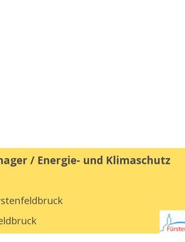 Energiemanager / Energie- und Klimaschutz (m/w/d) - Fürstenfeldbruck