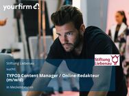 TYPO3 Content Manager / Online-Redakteur (m/w/d) - Meckenbeuren