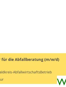 Mitarbeiter für die Abfallberatung (m/w/d) - Montabaur