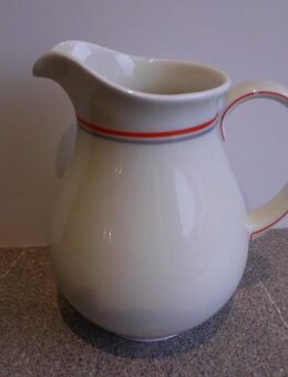 Royal Ivory Mignon Porzellan Gießer Krug 500 ml elfenbeinfarben mit Streifen Retro Vintage Bohemia Böhmen 7,- - Flensburg