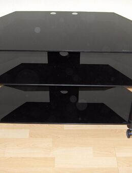 TV-Center schwarz mit Sicherheitsglas - Wülfrath