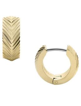 Fossil Paar Creolen Schmuck Geschenk Edelstahl Ohrringe SADIE