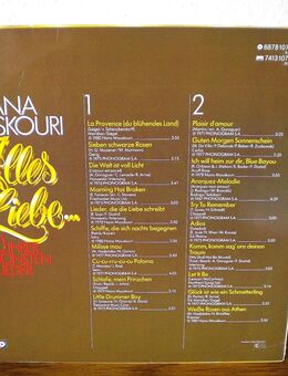 Nana Mouskouri-Alles Liebe-Vinyl-LP,von 1981 - Linnich