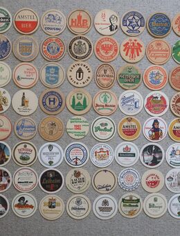 Bierdeckelsammlung 1400 Stück Deutschland / Europa, 50er Jahre bis 2000er Jahre - Niddatal