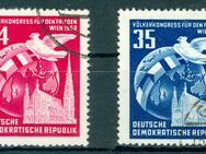 DDR gestempelt Nr. 277, 279, 320-21 wie auf dem Bild zu sehen - Porta Westfalica Zentrum