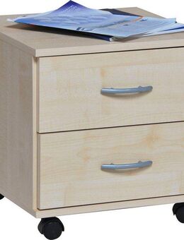 VOGL Möbelfabrik Rollcontainer Barrie, Bürocontainer, Nachtschrank, (1 St), Ausführungen mit/ohne Schubladen, Höhe 41 cm, Made in Germany