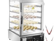 Dampfgarer Brötchendämpfer 5-Lagen, 900 W, Kommerzieller Dampfkocher 380 x 400 x 745 mm, Schaukasten-Brötchen-Dampfer 30-110 °C, Elektrischer Speisenwärmer mit 2 Essenszangen und Griff - Wuppertal