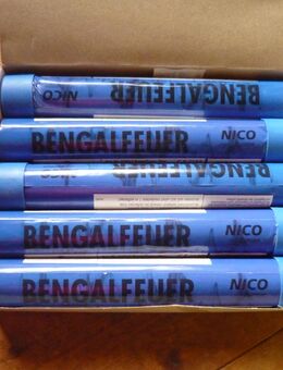 Bengalos/Fackeln modern Farbe blau *NEU* von NICO - Burghaun