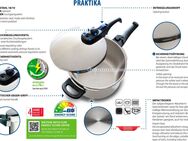 Elo Schnellkochtopf Praktika Plus, Edelstahl 18/8 (1-tlg), Überdrucksicherung im Deckelrand, 4 Liter, Induktion