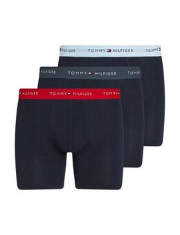 Tommy Hilfiger Underwear Boxershorts 3P BOXER BRIEF WB (Packung, 3-St., 3er-Pack) mit kontrastfarbenem Logobund