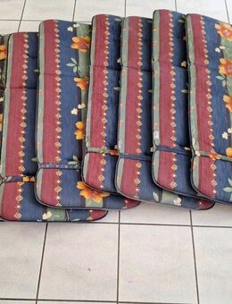 Atri Sitzauflagen 7 Stück Loungekissen ca. 120x50x4cm buntes Muster waschbar - Essen