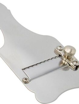 GSD HAUSHALTSGERÄTE Käsehobel, Edelstahl, einstellbare Schnitthöhe