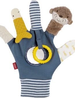 Fehn Greifspielzeug Otter Theo, Spielhandschuh Otter