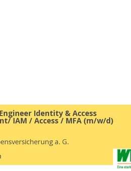 IT Security Engineer Identity & Access Management/ IAM / Access / MFA (m/w/d) - München