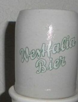 Bierkrug Westfalia  Brauerei B. Jansen Bottrop NRW Steingut 0,25 Liter - Bottrop