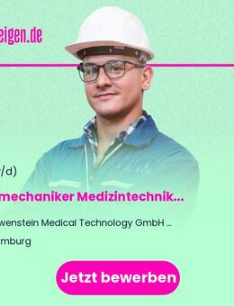Feinmechaniker (m/w/d) Medizintechnik - Hamburg