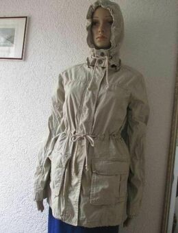 NEUw * Modern * stylisch * funktionell * Kapuzen * Trench Coat * Long * Jacke "Ann Christin" Gr. 38- 40/ S- M * sand- beige * - Riedlingen