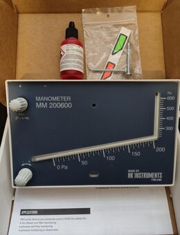 Differenzdruck-Schrägrohrmanometer MM200600 - Hannover Herrenhausen-Stöcken