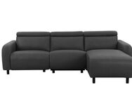Home affaire Ecksofa SKAANE Struktur, L-Form, 274 cm, manuelle u. elektrische Funktion, Kopfteilverstellung, Relax-und Liegefunktion, Federkernpolsterung