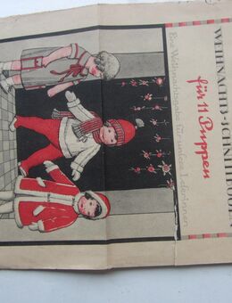Beyers Weihnachts-Schnittbogen für 11 Puppen , aus 1930er Jahre - Berlin