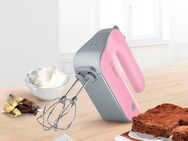 BOSCH Handmixer Styline MFQ4030K, Edelst. Rührbesen/Knethaken, 5 Stufen, rosa, 500 W, Turbostufe, leichtes Gehäuse, Made in Europe