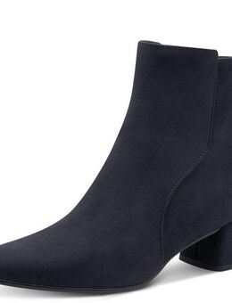 MARCO TOZZI Stiefelette, Blockabsatz, Businessschuh, Ankleboots mit Ziernähen