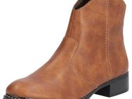 Rieker Cowboy Stiefelette, Westernstiefelette, Stiefelette, Blockabsatz mit Reißverschluss