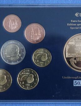 Euro-Sonderedition Spanien 2010-2014 (Gedenkprägung vergoldet) - Oranienburg