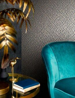 Marburg Vliestapete Wildness, geprägt, Kunst, glänzend, kariert, Kacheln moderne Tapete für Wohnzimmer Schlafzimmer Küche