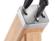 Zwilling Messerblock **** VIER STERNE (4tlg), Selbstschärfender Messerblock mit 3 Messern, Bambus, Sonderschmelze