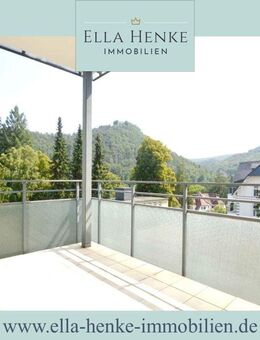 Mit Fahrstuhl + Traumaussicht: Modernisierte, große 3- bis 4-Zimmer-Wohnung mit 3 Balkonen. - Bad Harzburg