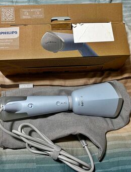 Philips Dampfglätter 5000-Serie - 35 Sekunden Aufheizen, aktiv beheizte Dampfplatte, Eco-Modus, für empfindliche Textilien - Himmelblau - Meiningen