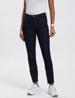 KangaROOS Slim-fit-Jeans CROPPED HIGH WAIST SLIM FIT schmale Passform, Röhrenjeans, trendige Used-Waschung