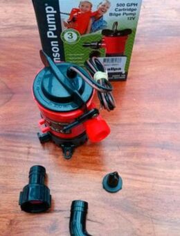12 Volt Bilgenpumpe Johnson Neu Bootszubehör Bootsteile - Seevetal