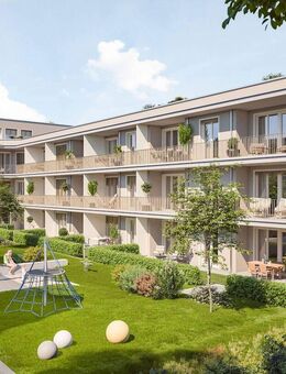3-Zi.-Whg. zum Innenhof m. 2 Bädern, offener Küche und Balkon - Kirchheim (München)