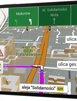 Navigation für LKW Bus PKW Camper iGO ANDROID mit Samsung Tablet mit Halter und Ladegerät 12/24V LKW - Wuppertal