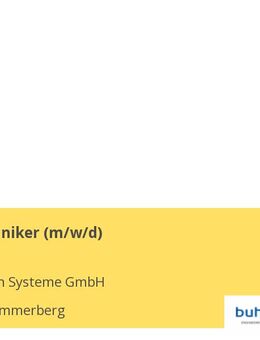 Servicetechniker (m/w/d) - Weiler-Simmerberg