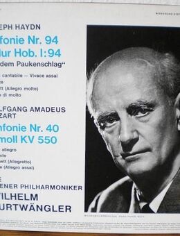 Wilhelm Furtwängler-WA.Mozart-Sinfonie NR. 40-Joseph Haydn-Sinfonie Nr. 94-Vinyl-LP,Die Volksplatte,50/60er Jahre - Linnich