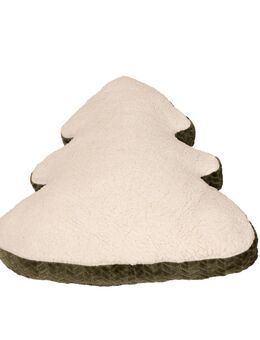 TIAKI Hundebett Tannenbaum - ca. L 70 x B 70 x H 18 cm