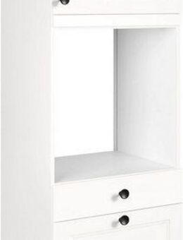 nobilia® Backofenumbauschrank "Cascada", Ausrichtung wählbar, mit Schublade und zwei Auszügen und einer Tür, vormontiert, Breite/Höhe: 60/216,6 cm