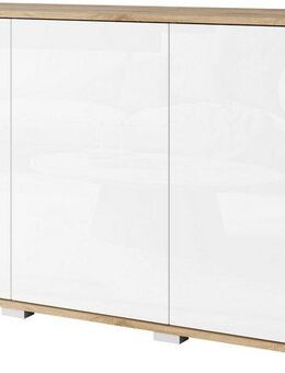 INOSIGN Sideboard Kenia, moderne grifflose Kommode mit 3 Türen, Breite 120 cm (1 St), Push-to-Open-Fronten, höhenverstellbaren Einlegeböden