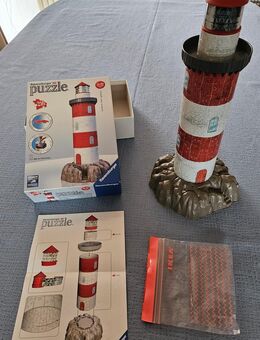 i21) 3D Puzzle Leuchtturm mit Felsen + Treppe - 125654 Ravensburger Puzzle 216 Teile - Garbsen