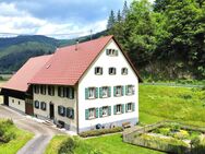 Schwarzwälder Bauernhaus mit großem Grundstück u. Garten im Kleinen Wiesental in Bürchau, bei dem altbekannten Mühlenrad - Kleines Wiesental