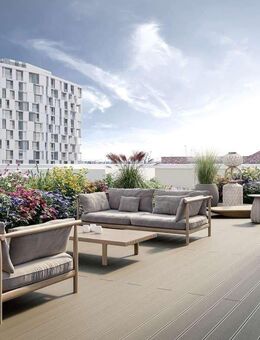 ohne Courtage: Terrassenwohnung mit 18 qm Süd-Terrasse & Premium-Zugang zu Coworking/ Fitness lvm - Hamburg