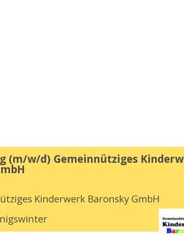 OGS-Leitung (m/w/d) Gemeinnütziges Kinderwerk Baronsky GmbH - Bonn