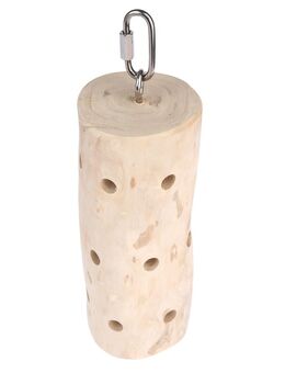 TIAKI Foraging-Rolle aus Java Holz - L 6 x B 6 x H 22 cm
