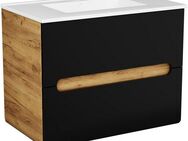 welltime Waschtisch Lupo, Badschrank mit Waschbecken,Soft Close,in verschiedenen Breiten (60,80)
