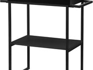 welltime Waschtisch Stockholm, Badmöbel Metalloptik inkl. Becken, Breite 60 cm Waschplatz