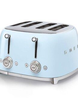 Smeg Toaster TSF03PBEU, 4 kurze Schlitze, 3000 W